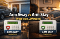 arm stay vs arm away whats the difference
